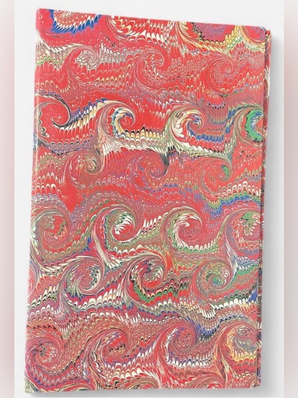 Vintage Florentine Style Marbled Photo Album Book Italian Inspired Swirl Design